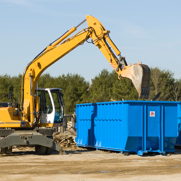 are there any restrictions on where a residential dumpster can be placed in Coles County Illinois